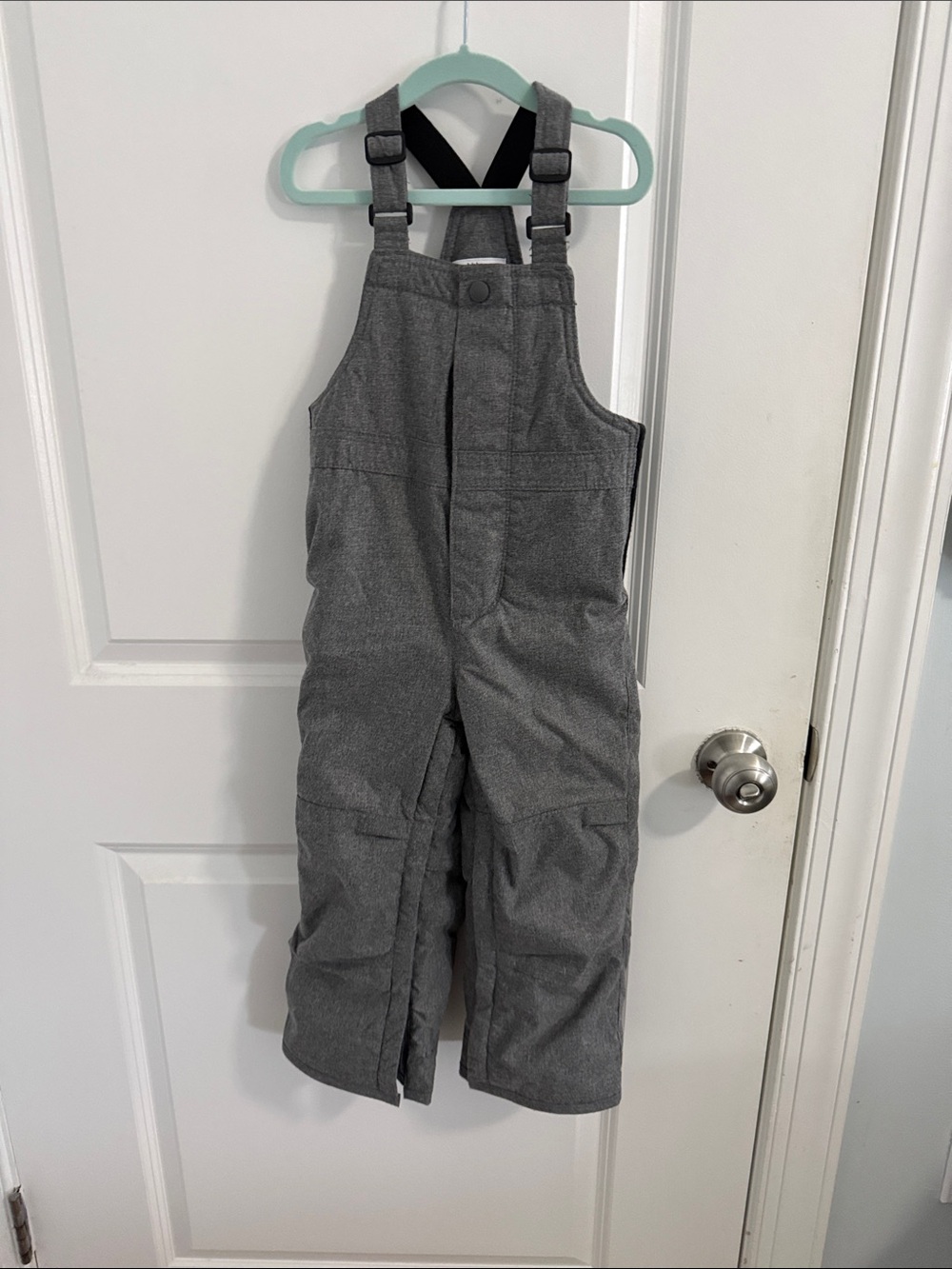 GAP Gray Kids Snow Bib Overalls- size 4T